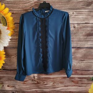 Reese Los Angeles Women's Long Sleeve Blouse NWT
